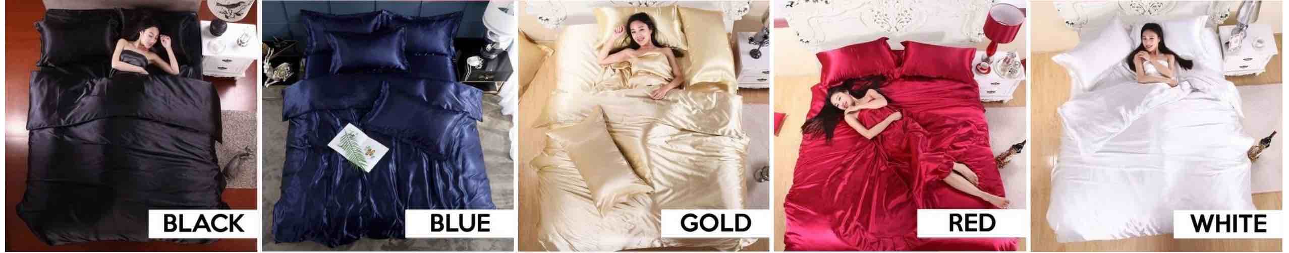 Satin Silk Bedding Set: image 6